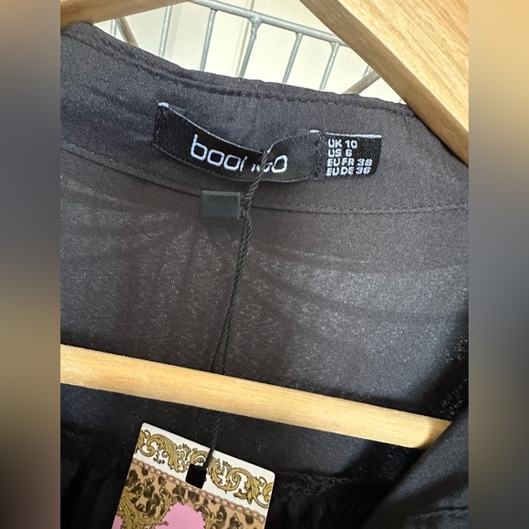 BNWT Boohoo Extreme Ruffle Tiered Hem Smock Dress - Picture 6 of 10